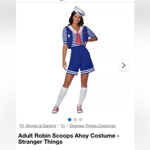 Costume Stranger Things- Robin Scoops - Adult Small- Scoops Ahoy Costume